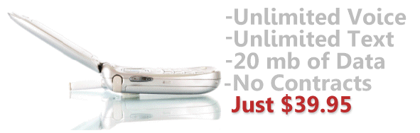 Unlimited Cell Phone Service for Only $42.24 per month!