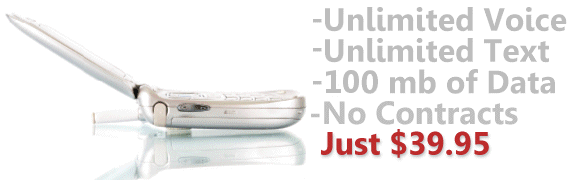 Unlimited Cell Phone Service for Only $42.24 per month!