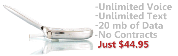Unlimited Cell Phone Service for Only $36.75 per month!