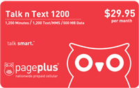 PagePlus Talk n Text 1200 Plan