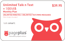 PagePlus Talk n Text Unlimited Plan